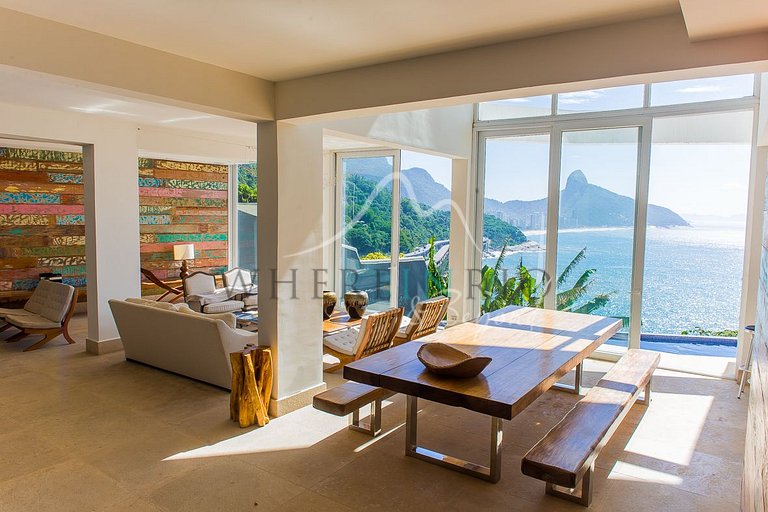 Casa de 1200m2 com piscina para alugar para as férias em Joá