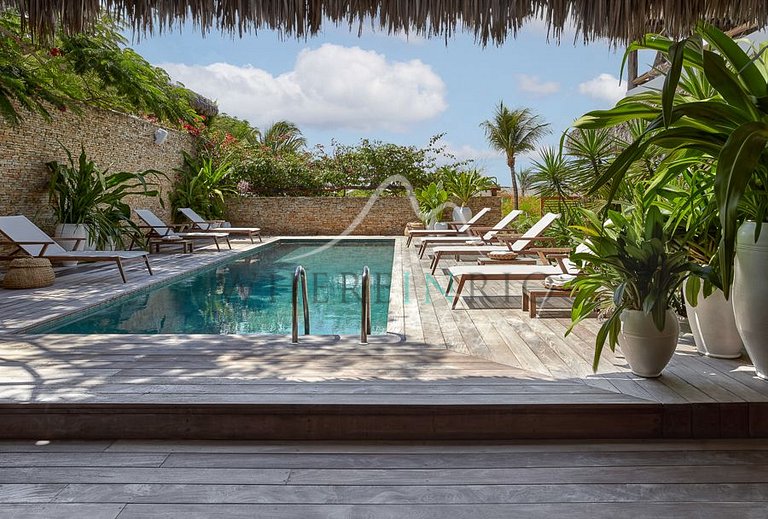 Villa de luxo em frente das dunas em Jericoacoara