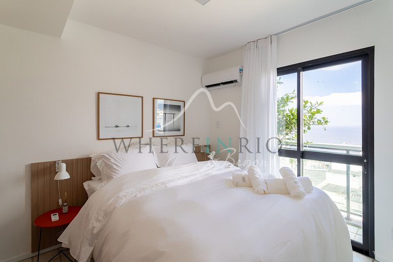 Apartamento reformado en Ipanema con vista al mar