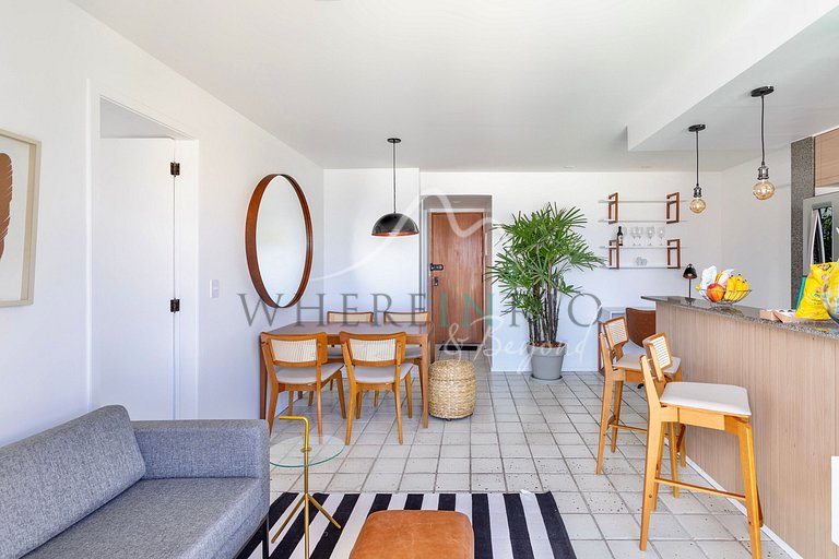 Apartamento reformado en Ipanema con vista al mar