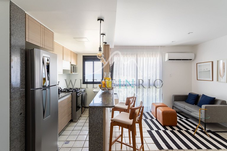 Appartement rénové à Ipanema avec vue sur la mer