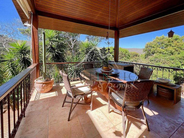 Casa de 4 quartos com piscina e sauna em Alto Paraíso, Goiás