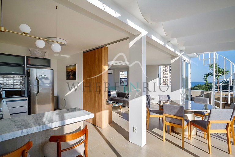 Penthouse de luxe pour location saisonnière à Arpoador
