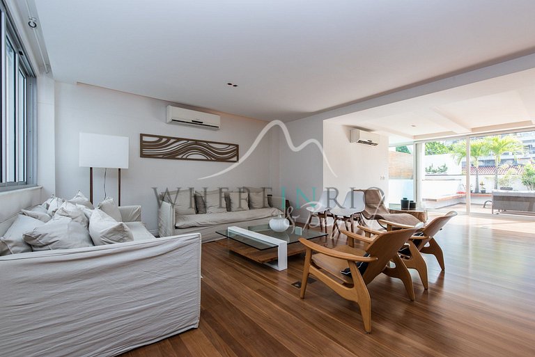 Cobertura de luxo com 4 suítes e piscina no Leblon