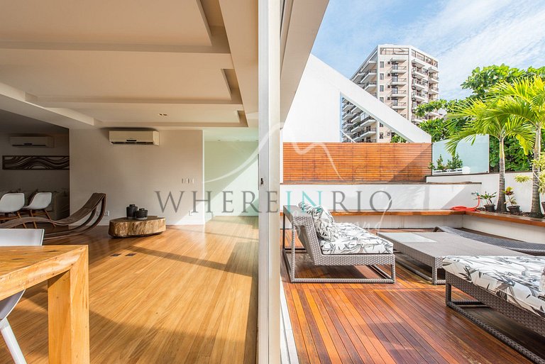 Cobertura de luxo com 4 suítes e piscina no Leblon