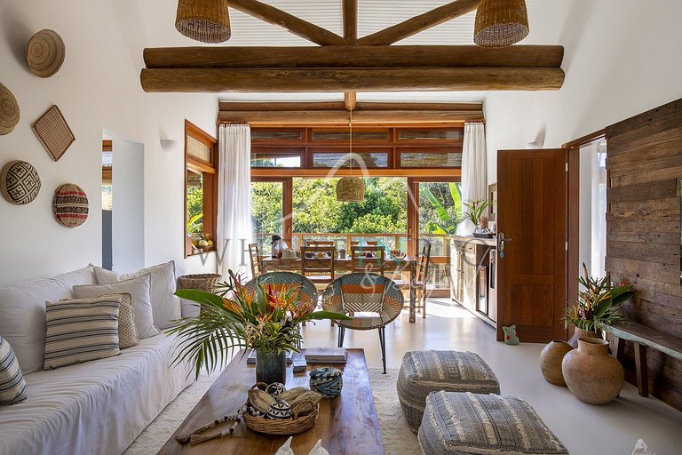 Rustic-chic house for season in Trancoso - Bahia