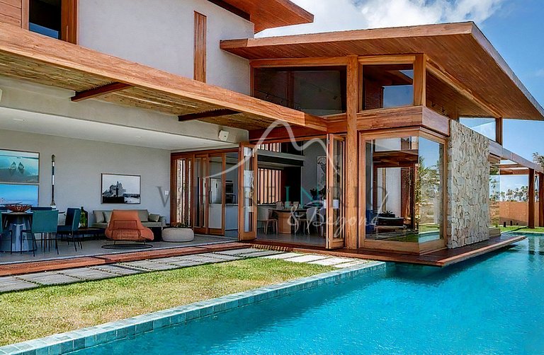 Casa de luxo com conforto e qualidade para locação de tempor