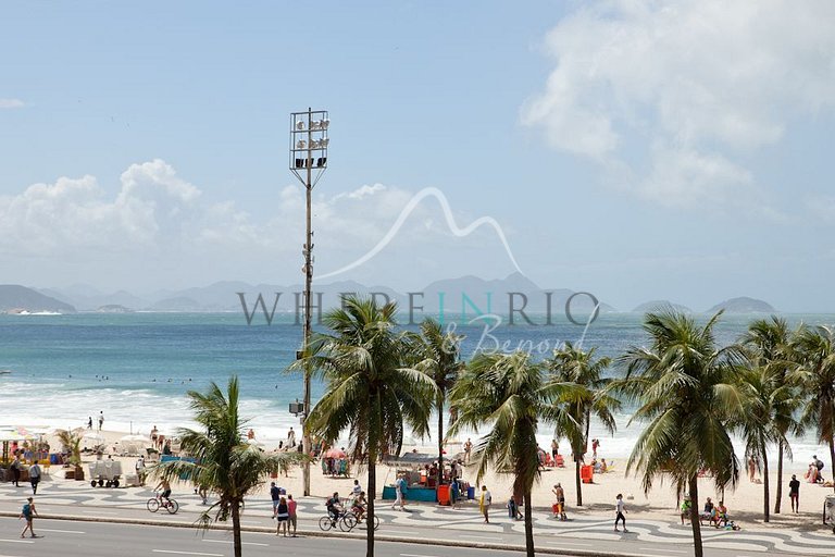 Apartamento com vista para praia em Copacabana