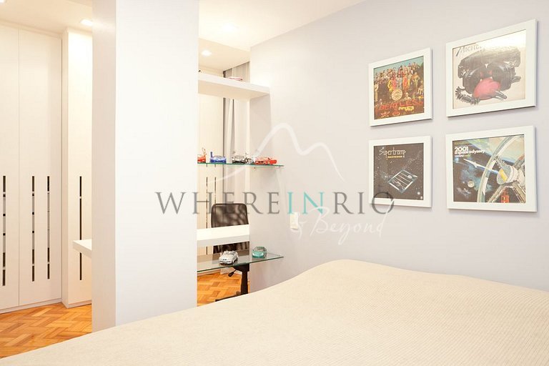 Apartamento de luxo com vista para praia em Copacabana
