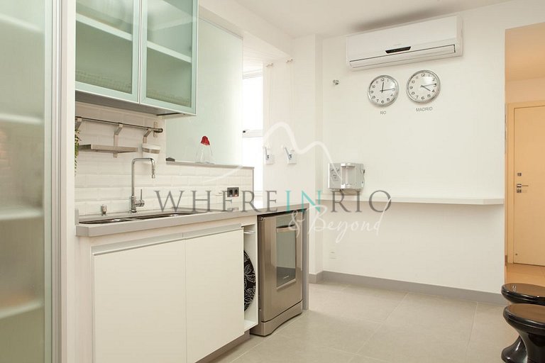 Apartamento con vistas a la playa en Copacabana