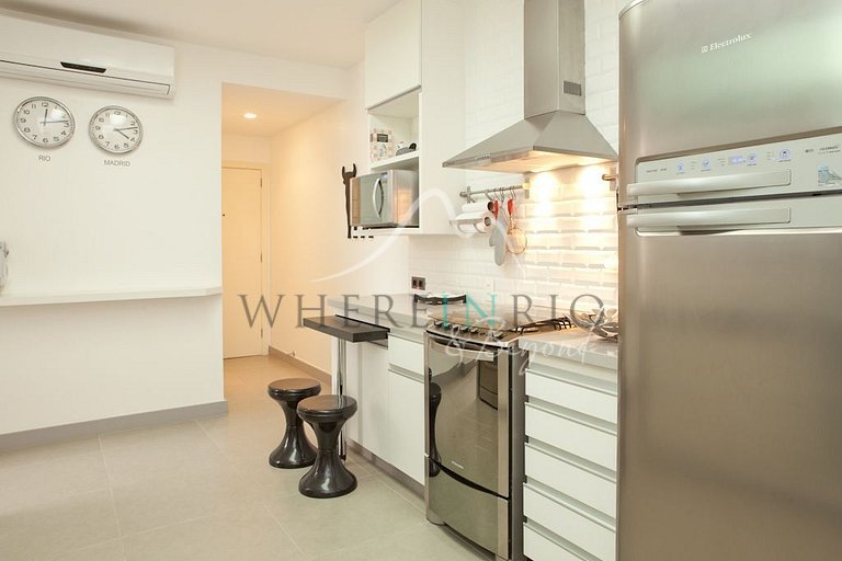 Apartamento con vistas a la playa en Copacabana