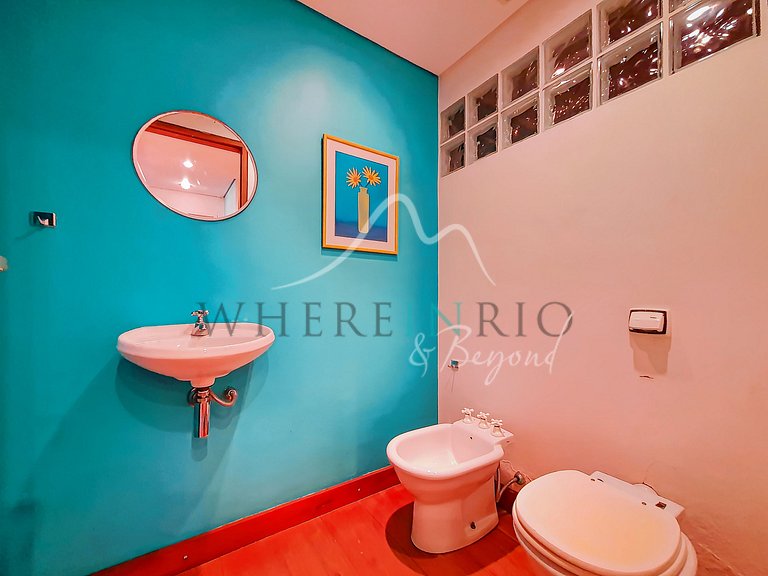 Casa de férias em Búzios com vista para a piscina e para o m