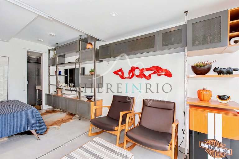 Penthouse triplex com vista para Lagoa em Ipanema