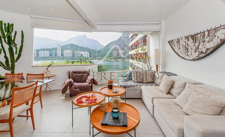 Penthouse triplex com vista para Lagoa em Ipanema