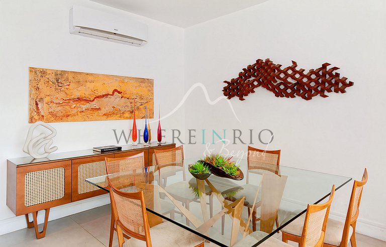 Penthouse triplex com vista para Lagoa em Ipanema