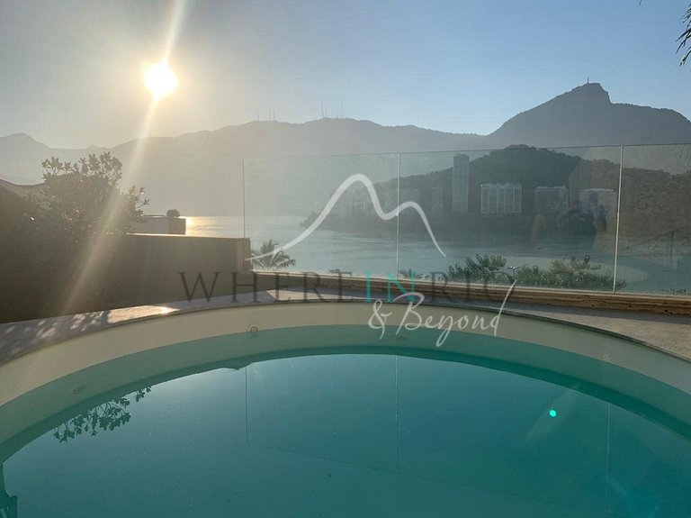 Penthouse triplex com vista para Lagoa em Ipanema