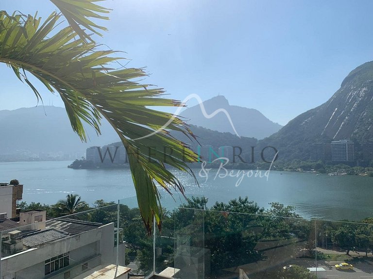 Penthouse triplex com vista para Lagoa em Ipanema