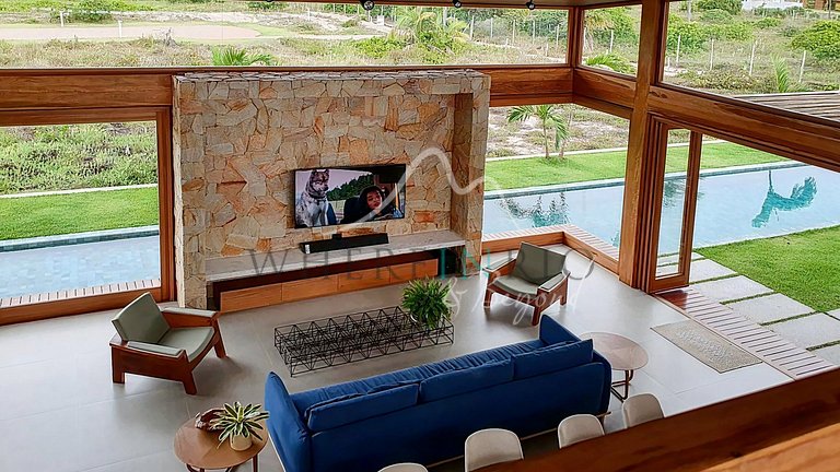 Casa de luxo com conforto e qualidade para locação de tempor