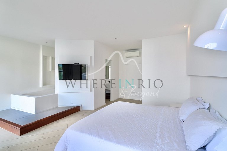 Exclusiva villa de lujo con vista al mar en Joá