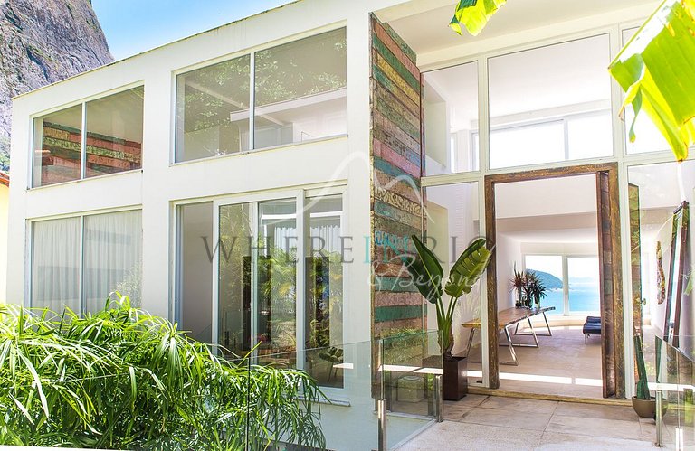 Casa de 1200m2 com piscina para alugar para as férias em Joá