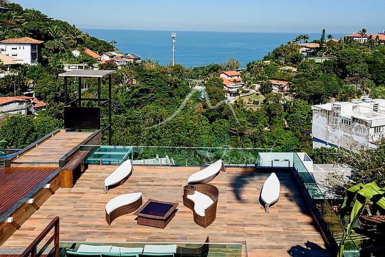 Mansão de luxo com vista para o mar em Joá