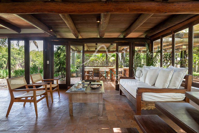 Luxury house on the beach in Trancoso - Bahia