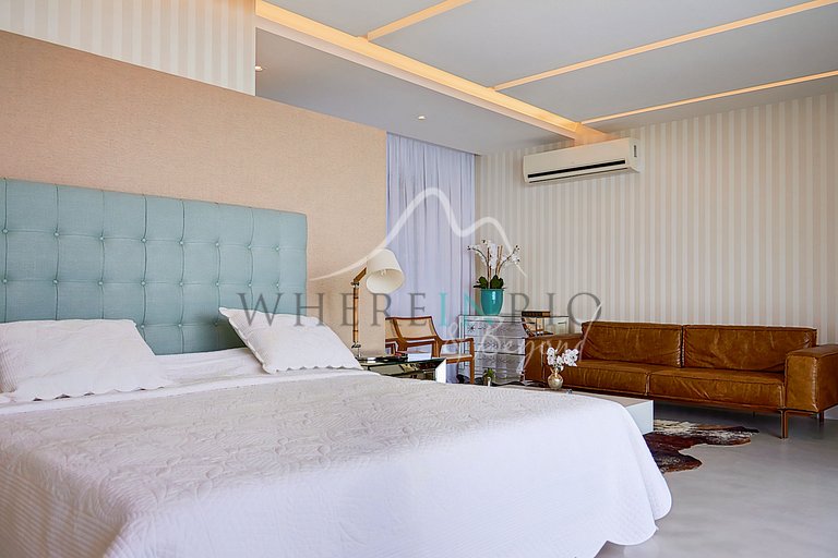 Villa con vista espetacular al Morro dois Irmãos