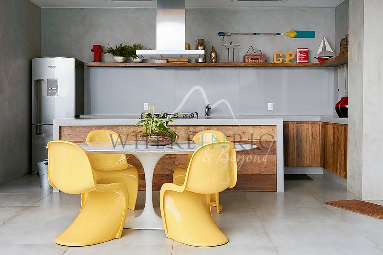 Casa com vista incrível sobre o Morro Dois Irmãos