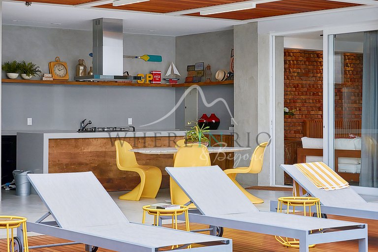 Casa com vista incrível sobre o Morro Dois Irmãos