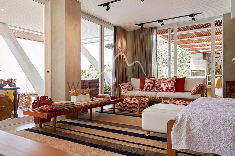 Villa con vista espetacular al Morro dois Irmãos