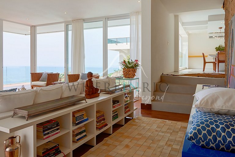 Casa com vista incrível sobre o Morro Dois Irmãos