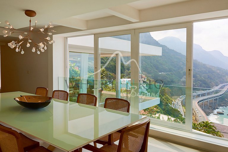 Casa com vista incrível sobre o Morro Dois Irmãos