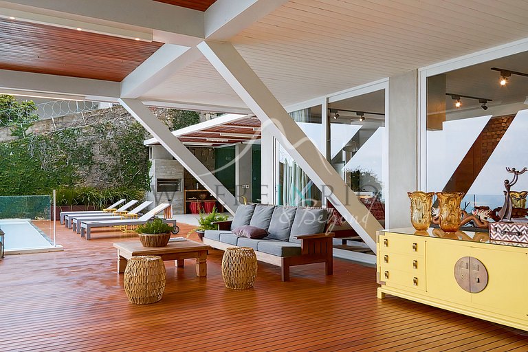 Casa com vista incrível sobre o Morro Dois Irmãos
