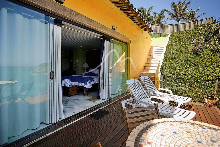 Mansão com vista mar e piscina de borda infinita em Búzios p