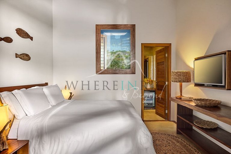 Luxury villa in front of the dunes in Jericoacoara