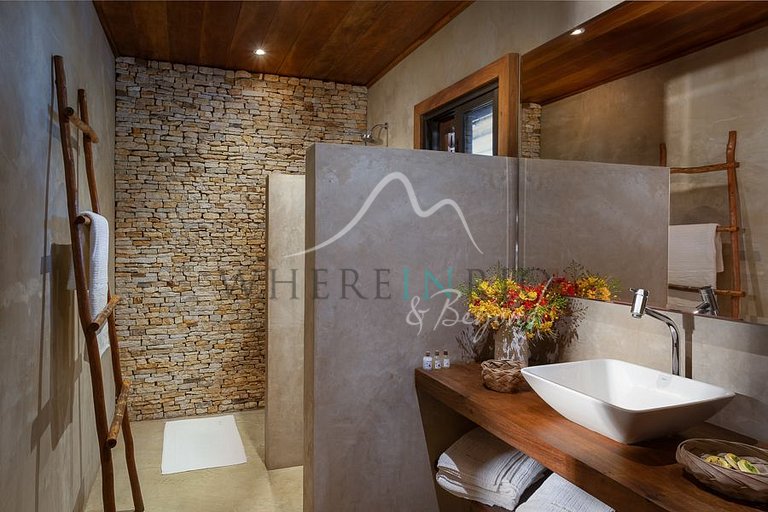 Villa de luxo em frente das dunas em Jericoacoara