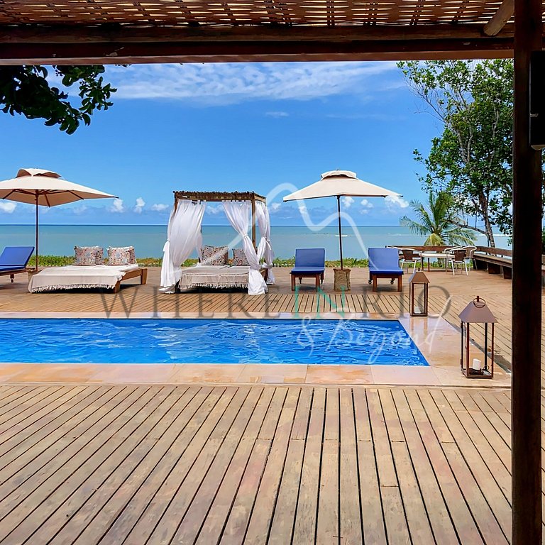 Casa de lujo frente al mar en Trancoso