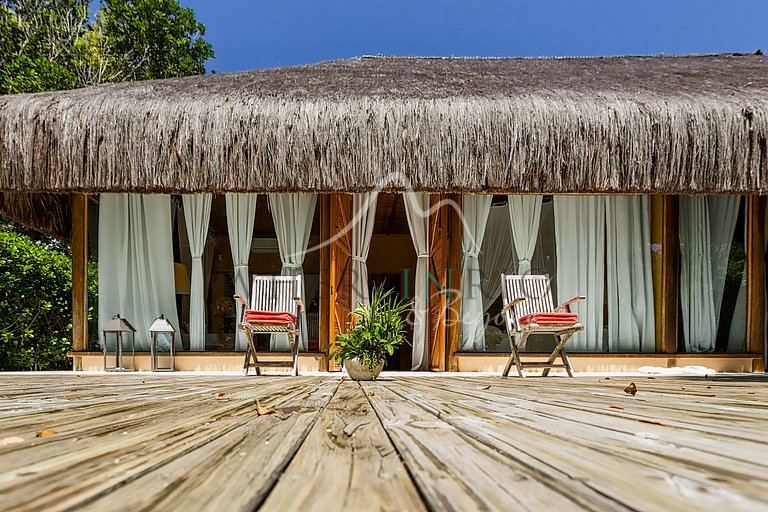 Casa de lujo frente al mar en Trancoso