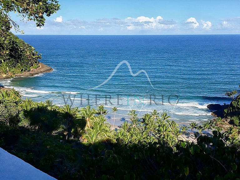 Casa com vista panorâmica no Itacaré na Bahia