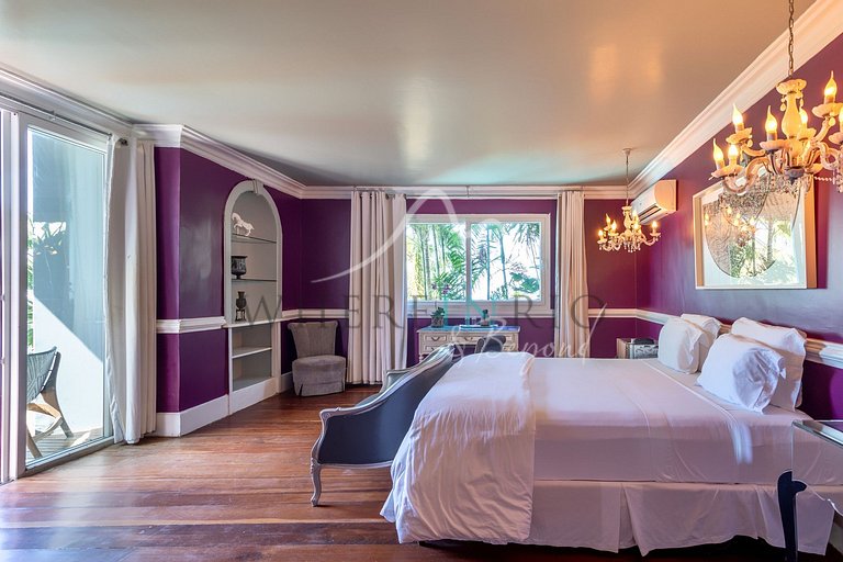 Hotel Mansão de 7 suítes com vistas lindas no Joá para alugu