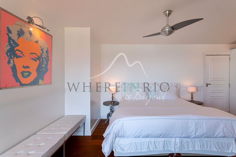 Hotel Mansão de 7 suítes com vistas lindas no Joá para alugu