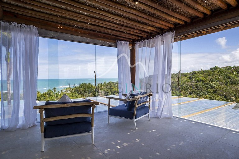 Casa com vista para o mar em Arraial D'Ajuda - Bahia
