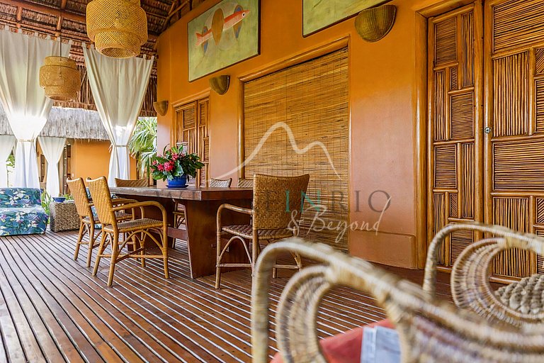 Casa de lujo frente al mar en Trancoso