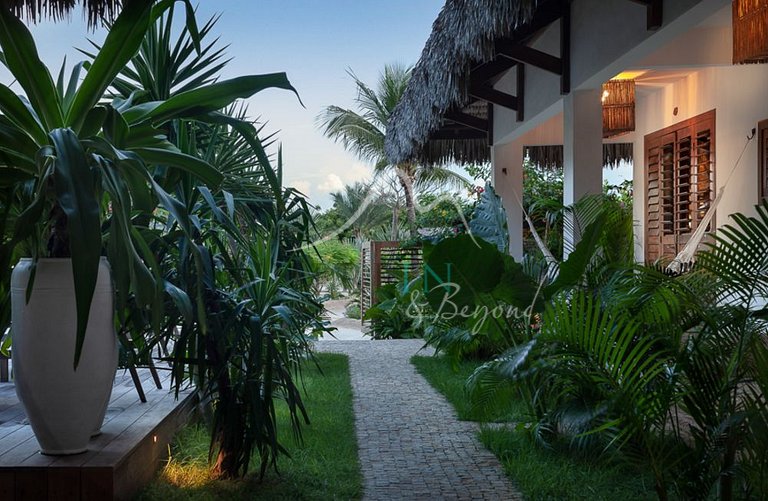 Villa de luxo em frente das dunas em Jericoacoara