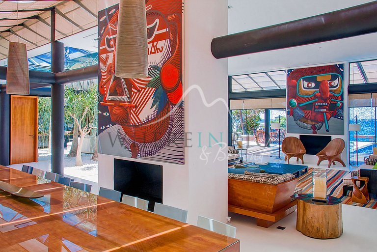 Spectacular 4 bedroom house with pool for rent in Joatinga