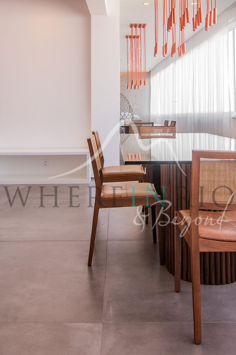 Appartement luxueux avec 4 suites pour des vacances à Ipanem