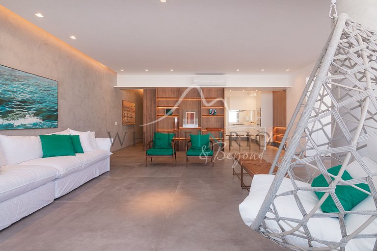 Appartement luxueux avec 4 suites pour des vacances à Ipanem