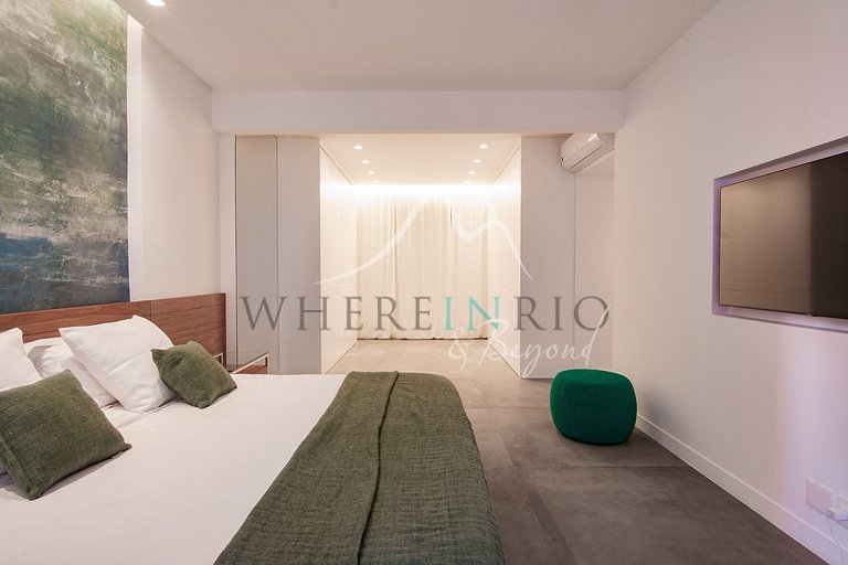 Luxury apartment with 4 suites for vacations in Ipanema