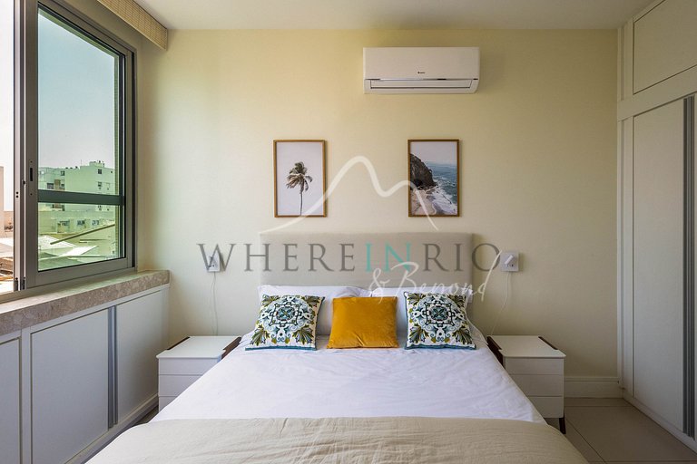 Appartement à un pâté de maisons de la plage d'Ipanema