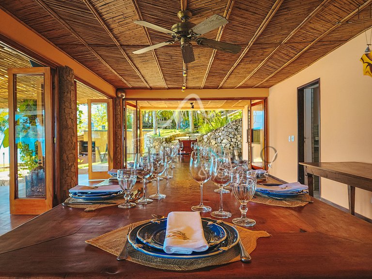 Maison privée avec piscine sur île paradisiaque